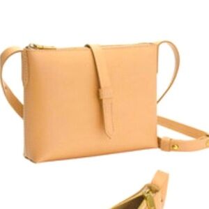 J. Crew Parker Leather Crossbody Bag